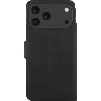 PrimeWallet Case - iPhone 18 Pro / 17 Pro - PU leather Wallet Case - Black