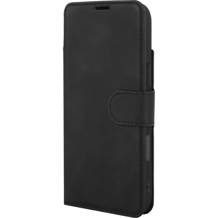 PrimeWallet Case - iPhone 18 Pro / 17 Pro - PU leather Wallet Case - Black