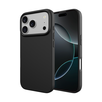 Zero% Case - iPhone 18 Pro / 17 Pro - Soft TPU Back Cover (GRS Recycled) - Black