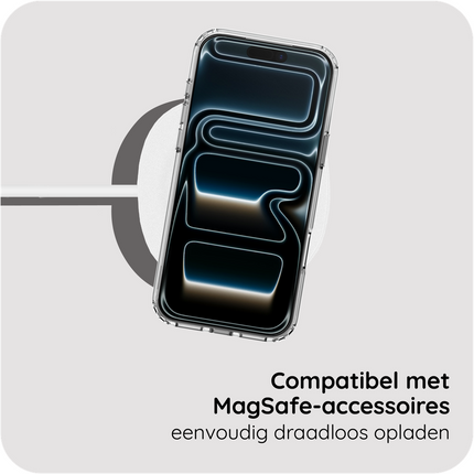 ArmorElite Case - iPhone 18 Pro Max / 17 Pro Max - Military Grade Back Cover - Stand Functon - (compatible with MagSafe) - Clear