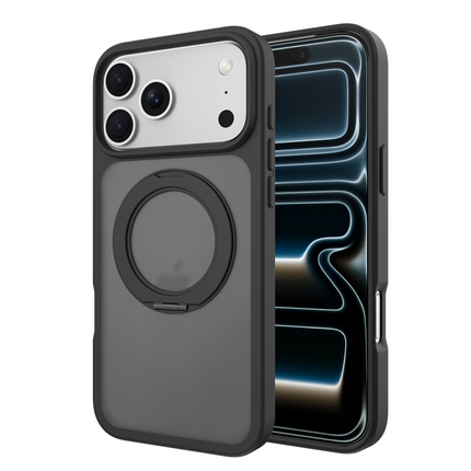 ArmorElite Case - iPhone 18 Pro Max / 17 Pro Max - Military Grade Back Cover - Stand Functon - (compatible with MagSafe) - Black