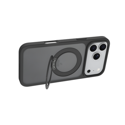 ArmorElite Case - iPhone 18 Pro Max / 17 Pro Max - Military Grade Back Cover - Stand Functon - (compatible with MagSafe) - Black