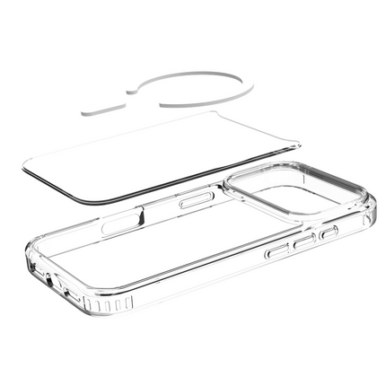 ArmorElite Case - iPhone 18 Pro Max / 17 Pro Max - Military Grade Back Cover - (compatible with MagSafe) - Clear