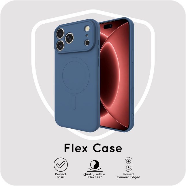 Flex Case - iPhone 18 Pro Max / 17 Pro Max - TPU Back Cover - (compatible with MagSafe) - Blue