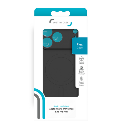 Flex Case - iPhone 18 Pro Max / 17 Pro Max - TPU Back Cover - (compatible with MagSafe) - Black