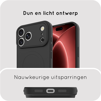Flex Case - iPhone 18 Pro Max / 17 Pro Max - TPU Back Cover - (compatible with MagSafe) - Black