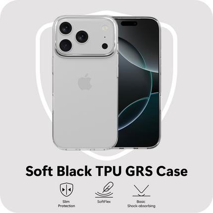 Zero% Case - iPhone 18 Pro Max / 17 Pro Max - Soft TPU Back Cover (GRS Recycled) - Clear