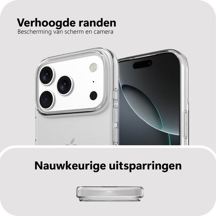 Zero% Case - iPhone 18 Pro Max / 17 Pro Max - Soft TPU Back Cover (GRS Recycled) - Clear