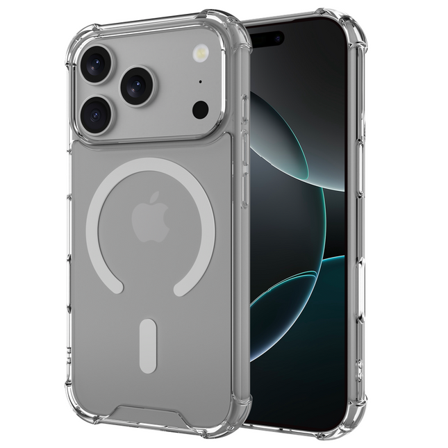FlexImpact Case - iPhone 18 Pro Max / 17 Pro Max - Reinforced TPU Back Cover - (compatible with MagSafe) - Clear