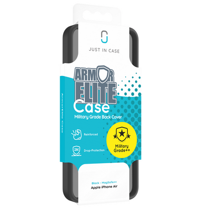 ArmorElite Case - iPhone Air - Military Grade Back Cover - (compatible with MagSafe) - Black