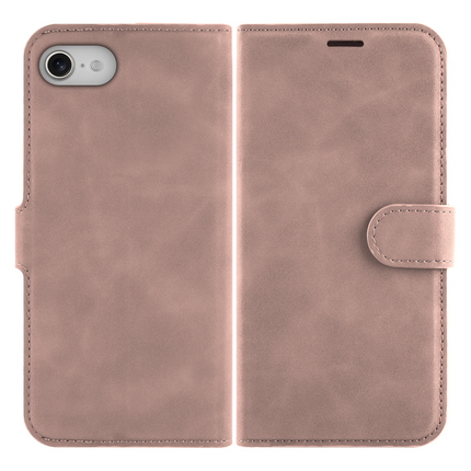 PrimeWallet Case - iPhone SE (2022) - PU leather Wallet Case - Pink