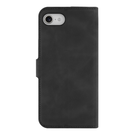 PrimeWallet Case - iPhone SE (2022) - PU leather Wallet Case - Black