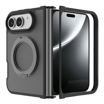 ArmorElite Case - iPhone Ultra - Military Grade Back Cover - Stand Functon - (compatible with MagSafe) - Black