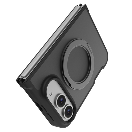 ArmorElite Case - iPhone Ultra - Military Grade Back Cover - Stand Functon - (compatible with MagSafe) - Black