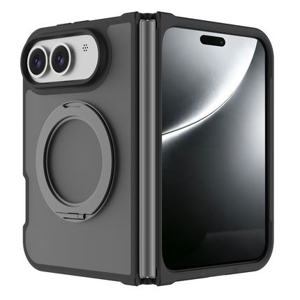 ArmorElite Case - iPhone Ultra - Military Grade Back Cover - Stand Functon - (compatible with MagSafe) - Black