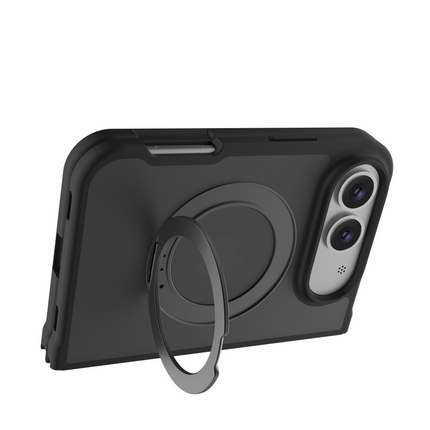 ArmorElite Case - iPhone Ultra - Military Grade Back Cover - Stand Functon - (compatible with MagSafe) - Black