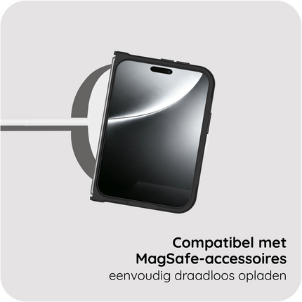 ArmorElite Case - iPhone Ultra - Military Grade Back Cover - Stand Functon - (compatible with MagSafe) - Black