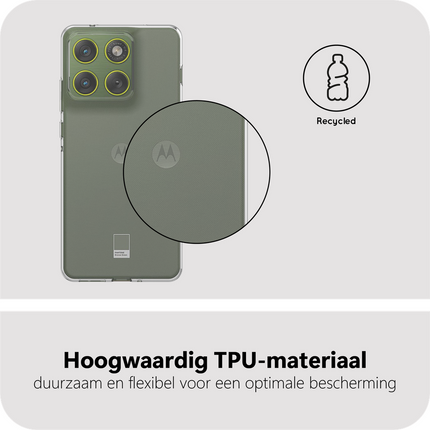 FlexLite Case - Motorola Edge 70 - Soft TPU Back Cover - Clear