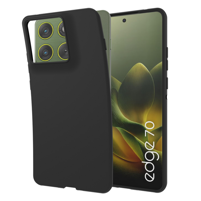 FlexLite Case - Motorola Edge 70 - Soft TPU Back Cover - Black