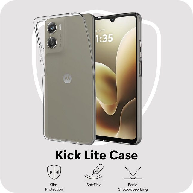 FlexLite Case - Motorola Moto G06 / G06 Power - Soft TPU Back Cover - Clear