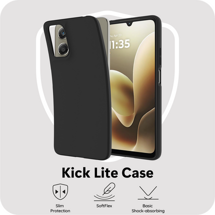FlexLite Case - Motorola Moto G06 / G06 Power - Soft TPU Back Cover - Black