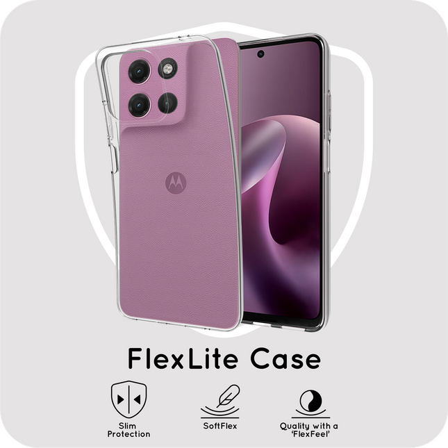 FlexLite Case - Motorola Moto G17 / G17 Power - Soft TPU Back Cover - Clear