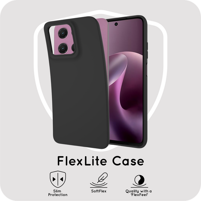 FlexLite Case - Motorola Moto G17 / G17 Power - Soft TPU Back Cover - Black
