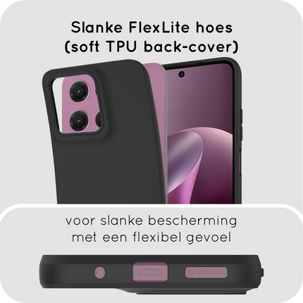 FlexLite Case - Motorola Moto G17 / G17 Power - Soft TPU Back Cover - Black