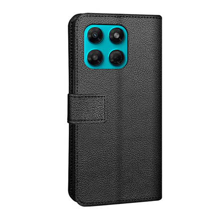 Classic Wallet Case - Motorola Moto G37 / G47 - PU leather Book Case - Black