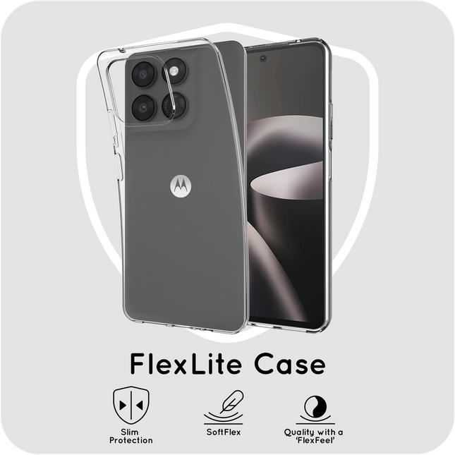 FlexLite Case - Motorola Moto G37 / G47 - Soft TPU Back Cover - Clear