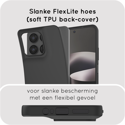 FlexLite Case - Motorola Moto G37 / G47 - Soft TPU Back Cover - Black