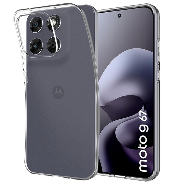 FlexLite Case - Motorola Moto G67 / G77 / G87 - Soft TPU Back Cover - Clear