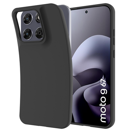 FlexLite Case - Motorola Moto G67 / G77 / G87 - Soft TPU Back Cover - Black