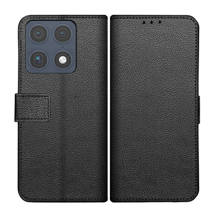 Classic Wallet Case - Motorola Signature - PU leather Book Case - Black