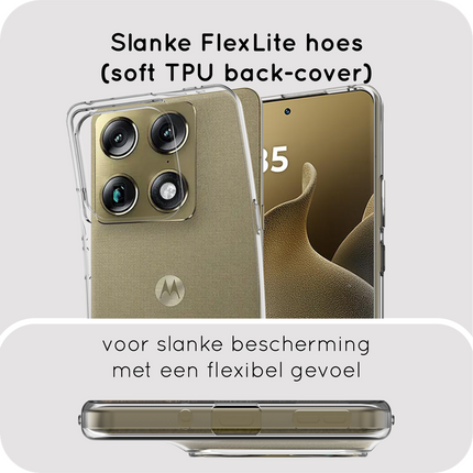 FlexLite Case - Motorola Signature - Soft TPU Back Cover - Clear