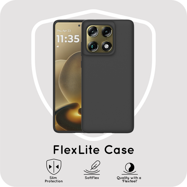 FlexLite Case - Motorola Signature - Soft TPU Back Cover - Black
