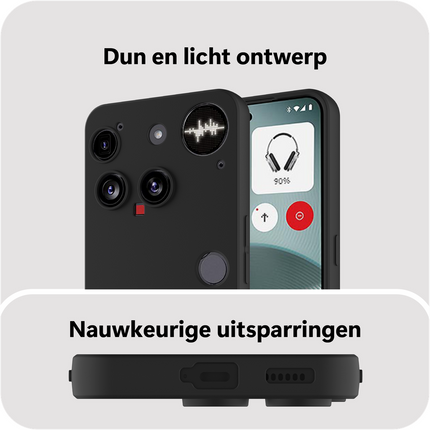 FlexLite Case - Nothing Phone (3) - Soft TPU Back Cover - Black