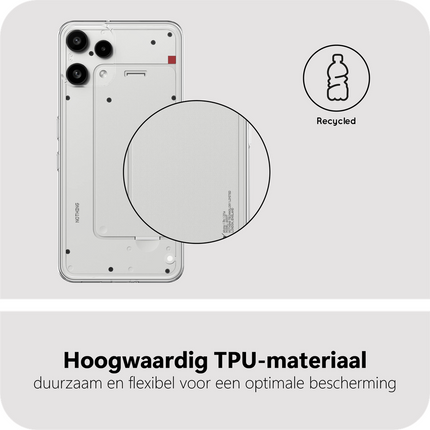 FlexLite Case - Nothing Phone (3a) Lite - Soft TPU Back Cover - Clear