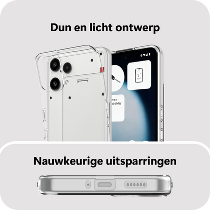 FlexLite Case - Nothing Phone (3a) Lite - Soft TPU Back Cover - Clear