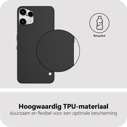 FlexLite Case - Nothing Phone (3a) Lite - Soft TPU Back Cover - Black