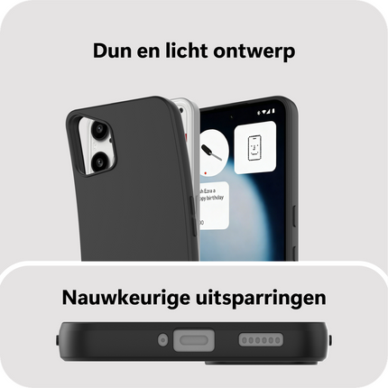 FlexLite Case - Nothing Phone (3a) Lite - Soft TPU Back Cover - Black