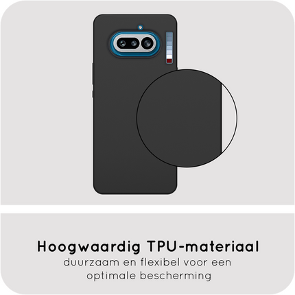 FlexLite Case - Nothing Phone (4a) - Soft TPU Back Cover - Black