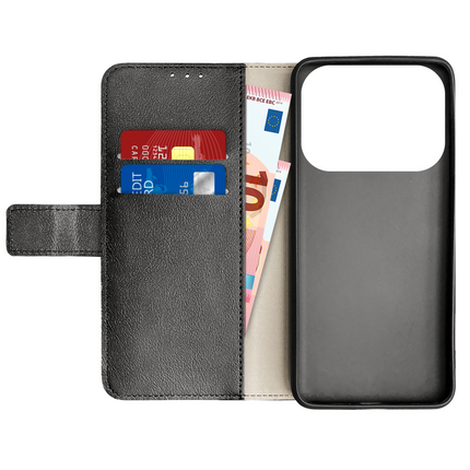 Classic Wallet Case - Nothing Phone (4a) Pro - PU leather Book Case - Black
