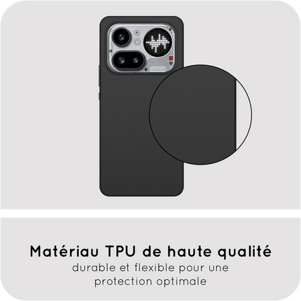 FlexLite Case - Nothing Phone (4a) Pro - Soft TPU Back Cover - Black