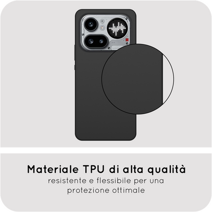 FlexLite Case - Nothing Phone (4a) Pro - Soft TPU Back Cover - Black