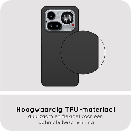 FlexLite Case - Nothing Phone (4a) Pro - Soft TPU Back Cover - Black