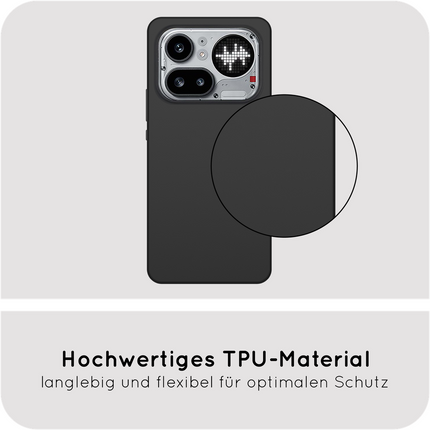 FlexLite Case - Nothing Phone (4a) Pro - Soft TPU Back Cover - Black