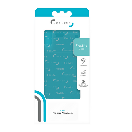 FlexLite Case - Nothing Phone (4b) - Soft TPU Back Cover - Clear