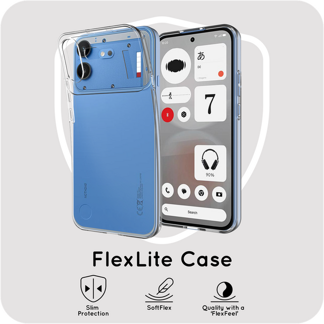 FlexLite Case - Nothing Phone (4b) - Soft TPU Back Cover - Clear