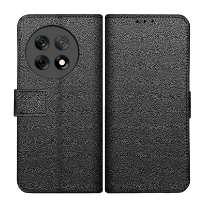 Classic Wallet Case - OnePlus 13 - PU leather Book Case - Black
